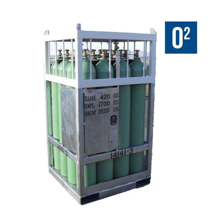 16 Cylinder Offshore Oxygen Bundle 